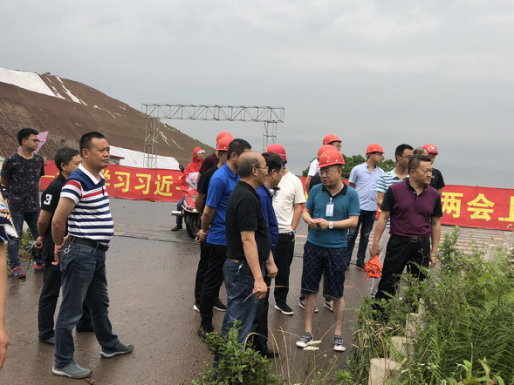 市水務局領導視察五水廠在建工地