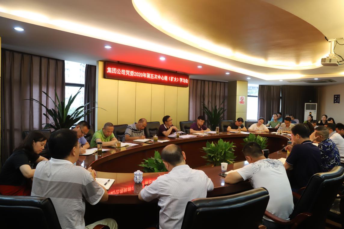 集團(tuán)公司召開理論學(xué)習(xí)中心組 學(xué)習(xí)(擴(kuò)大)會(huì)